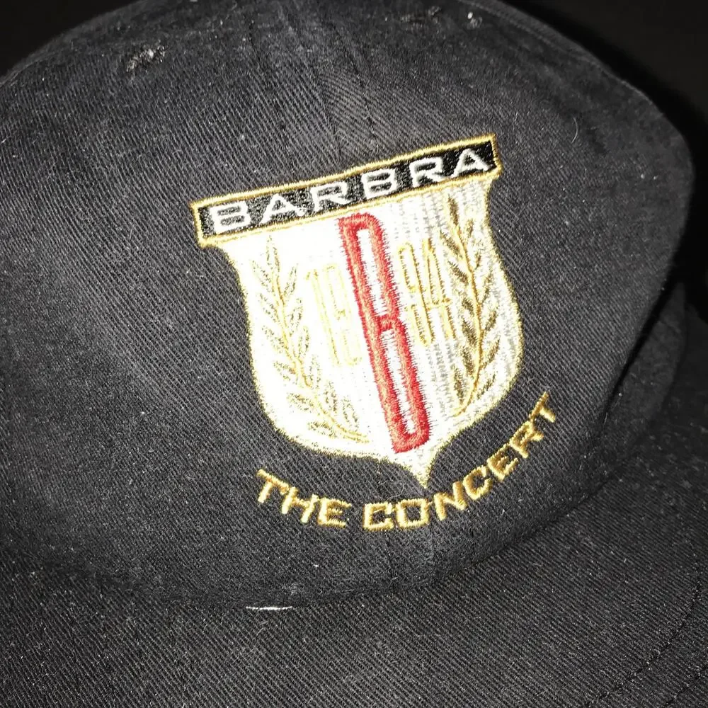 Barbra Streisand‎ 1994 The Concert Black Baseball Cap Strapback Mens Adjustable